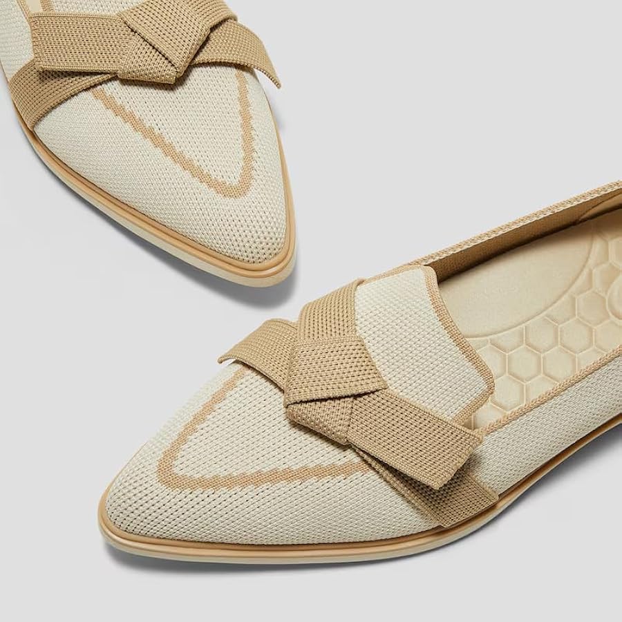 Amazon.com | VIVAIA Valentina Pointed Toe Women Casual Flats Slip